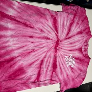 Pink Tie-Dye Women’s Shirt